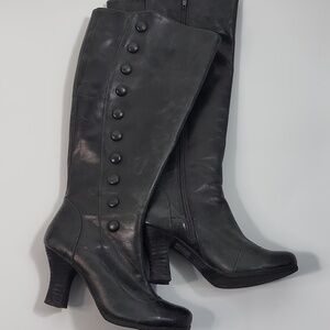 Miz Mooz Krista Tall Heeled Boots Size 7